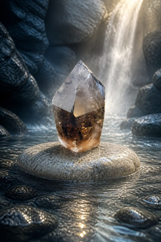 Raw Stones: Smokey Quartz Point