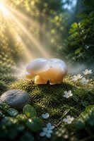 Blue Agate Bear