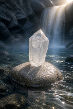 Raw Stones: Clear Quartz Point