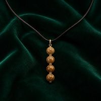 Jasper  Pendant and Earring Gold