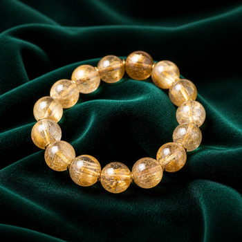 Bracelets: Citrine Beads 10mm