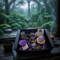 Amethyst gift box