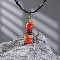 Sunstone,Carnelian, Red tigerseye Gold pendant