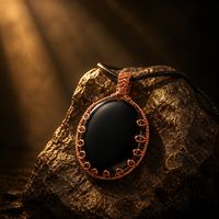 Hematite Copper Pendant