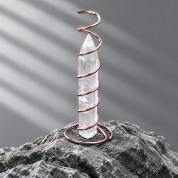 Other: Selenite Healing Wand Wrapped in Copper