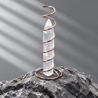 Selenite Healing Wand Wrapped in Copper