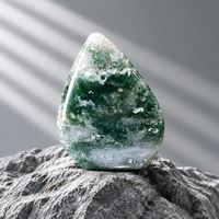 Moss Agate Flame Large