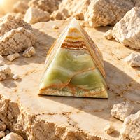 Banded Calcite Pyramid