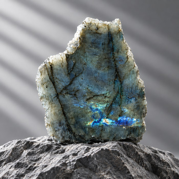 Raw Stones: Raw Blue Labradorite Slice
