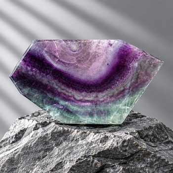Polished Crystals: Fluorite Polished Slice