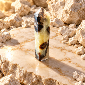 Polished Crystals: Septarian Point