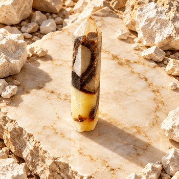Polished Crystals: Septarian Point