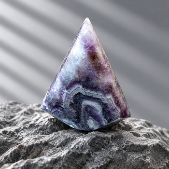 Polished Crystals: Purple Amethyst Flame