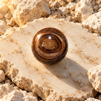 Polished Crystals: Caribbean Calcite Sphere small